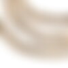 1 fil perles en verre rondelle 3 mm perles intercalaire perles facettes