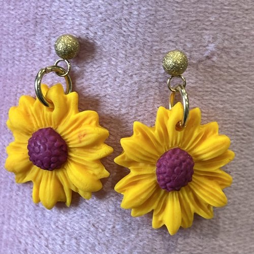 Boucles d’oreilles en fleurs