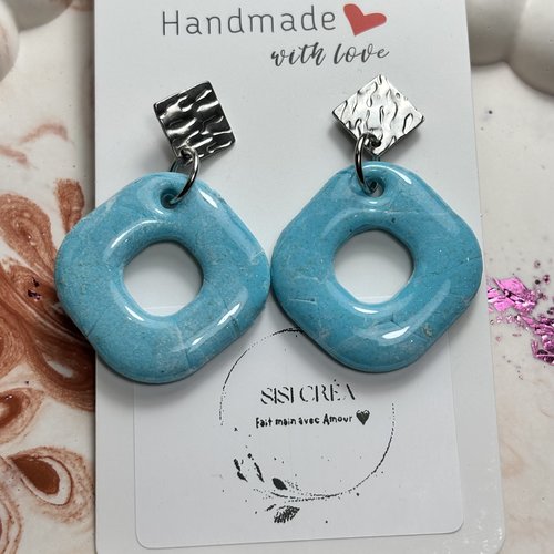 Boucles d’oreilles lagon