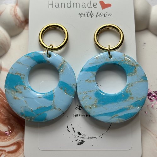 Boucles d’oreilles océan