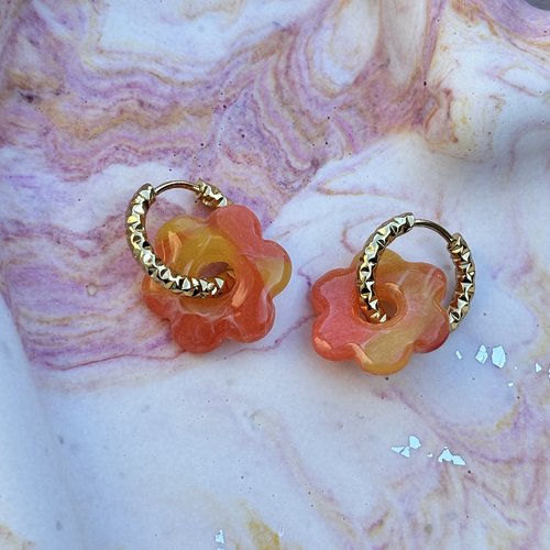 Boucles d’oreilles soleya créole