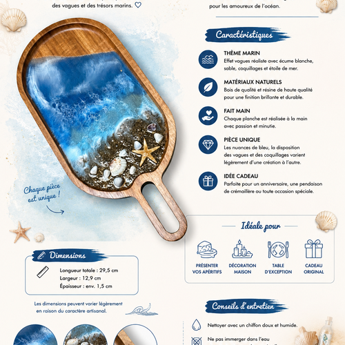 Planche effet mer