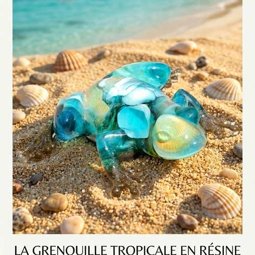 Grenouilles en résine
