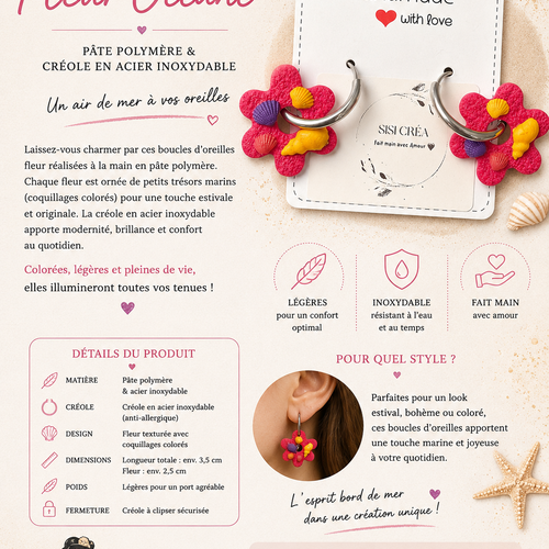 Boucles d’oreilles créoles