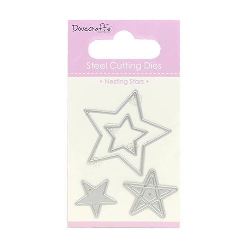 LOT 3 DIES// MATRICE DE DÉCOUPE DOVECRAFT ESPACE FUSÉE ÉTOILE LUNE GARÇON SIZZIX
