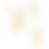 Maxi lot mini embellissements en bois artemio noël ecossais' silhouette cerf x30 pcs  3, 4 et 5 cm