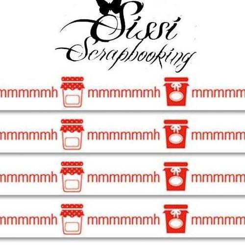 LOT 10M MASKING TAPE SCOTCH ADHÉSIF PLUS VRAI QUE NATURE SCRAPBOOKING AMOUR DIY