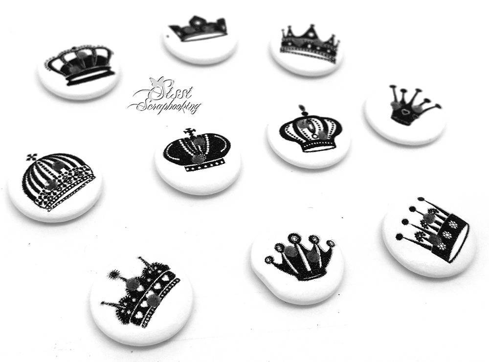 LOT MIXTE 10 BOUTON ROND A POIS MULTICOLORE SCRAP COUTURE SCRAPBOOKING PERLE