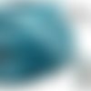 1m ruban galon dentelle bleu turquoise gaz de ruche organza froufrou lingerie élastique  19mm
