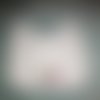 Bavoir en éponge blanc brodé licorne 