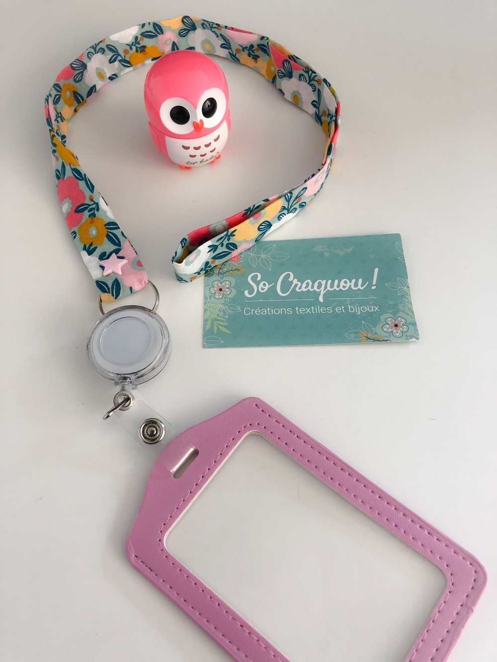 Porte badge, porte clés, porte carte en tissu pour enfants - Un grand marché