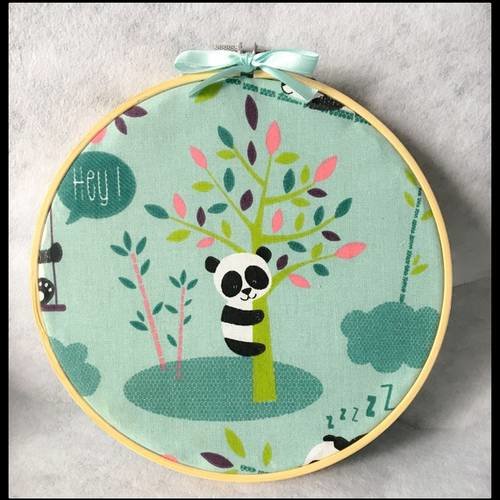 Cadre Tambour Cercle A Broder Deco Panda Chambre D Enfant Bebe Un Grand Marche