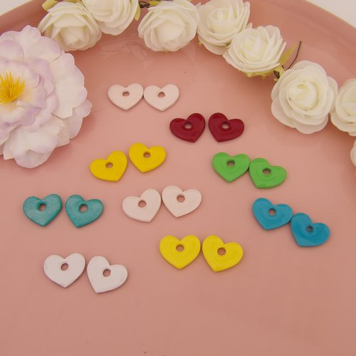 Pampilles coeur collection unie