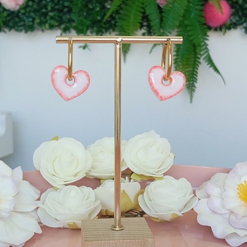 Pampilles coeur collection bordures