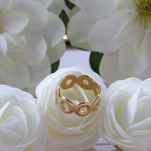 Bague 7 ronds couleur or