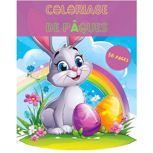 Coloriage de pâques : 56 coloriages numériques pour enfants
