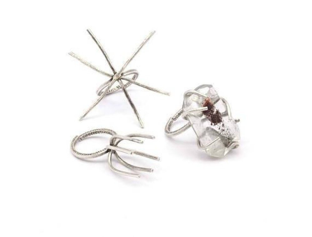 support bague argent pour 9 pierres serti griffes support bague argent pour 9 pierres serti griffes