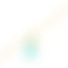 Pompons turquoise, fil cotton, 30 mm, pompon, gland,mercerie