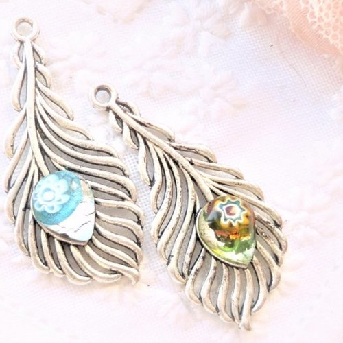 Pendentif argent ethnique, support cabochon, bijoux amérindien, pendentif, collier, argent