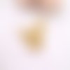 Perle riz doré, perle métal, ovale or, intercalaire, entretoise,bijoux, 6 mm
