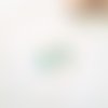 Charm jade ovale facette, pendentif pierre, 15 mm,perle, jade,  pierre, naturelle