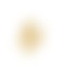 Anneau rond doré  , 8 mm, anneau de jonction, laiton, apprêts, bijoux