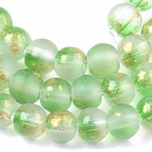 Perle verre ronde, perle transparente, 5 mm, création, bijoux, diy