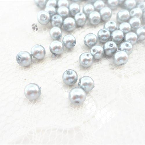 Perle ronde 3 mm, perle résine, argentés, 3 mm, collier, création x75