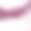 Rubis rose naturel, pierre rose, perle facette, perle palet, ronde 4 mm, x20 bijoux, diy