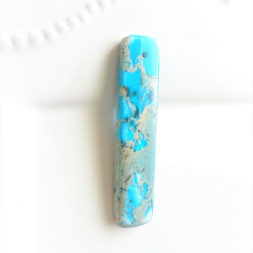Pendentif cœur pierre turquoise, turquoise naturelle, collier, charm, pierre, gemmes, bleu, tibet,