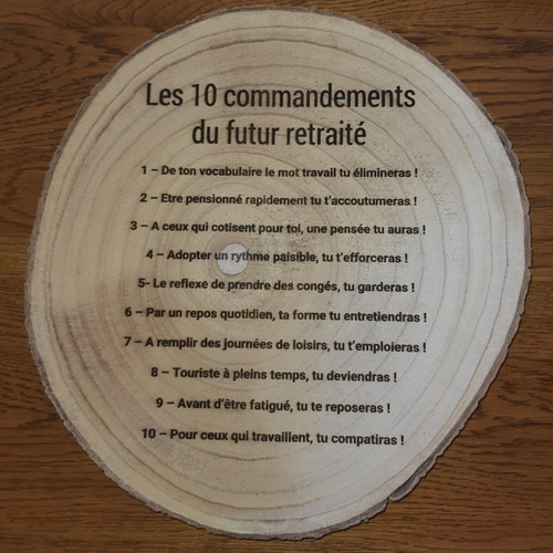 Les 10 commandements du futur retraité