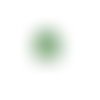 20 perles fleurs vert clair