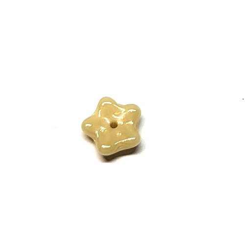 25 perles coupelles crème