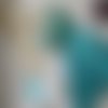 Bijou de sac/porte-clé turquoise