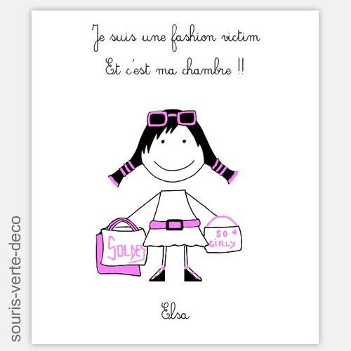 deco chambre enfant fille b/éb/é,cadeau naissance personnalisable Plaque de porte f/ée avec pr/énom