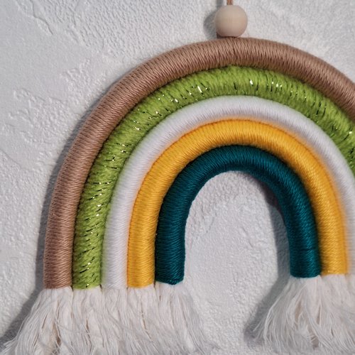 Arc en ciel macramé, à personnaliser
