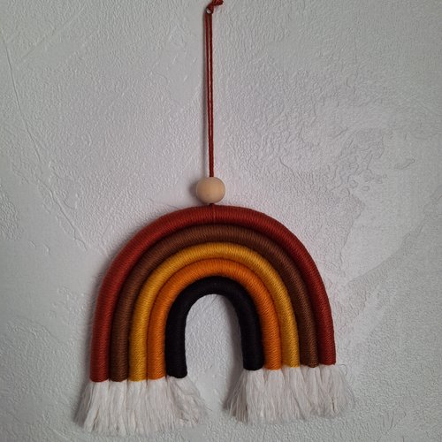 Arc en ciel macramé, à personnaliser