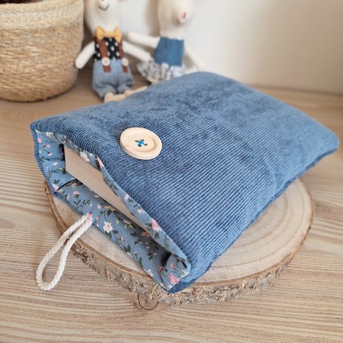 Pochette à livre "bleu"