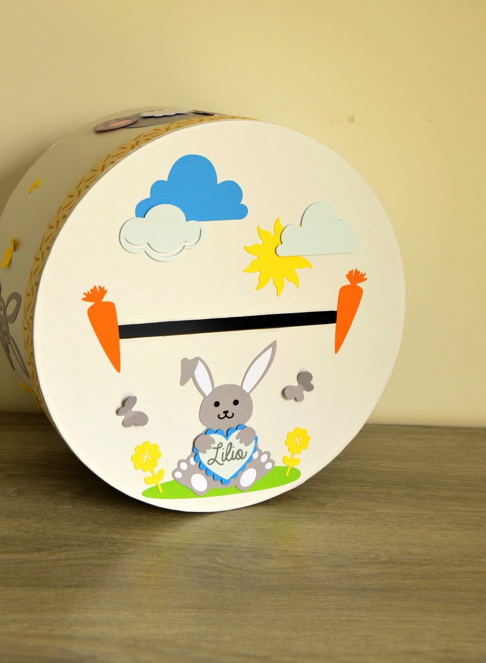 Urne Boite A Enveloppes Theme Lapin Un Grand Marche