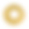 8 magnifiques pendentif anneau doré mat 58mm - sc0106913