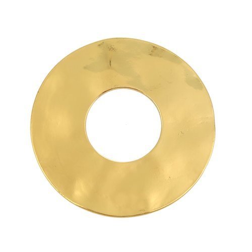 8 magnifiques pendentif anneau doré mat 58mm - sc0106913