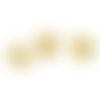 Lot de 1120 coupelles dorées filigranes pour perles 8-10mm - création bijoux