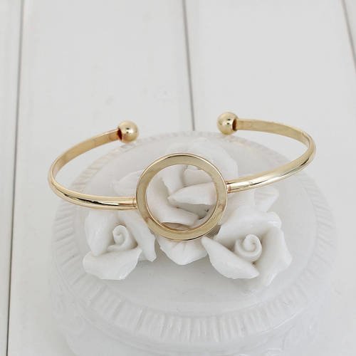 7 supports bracelet doré jonc ouvert  personnaliser - création bijoux-