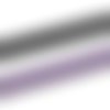 9 coupons d'environ 1m cordon  velours daim 10mm violet -sc57896-