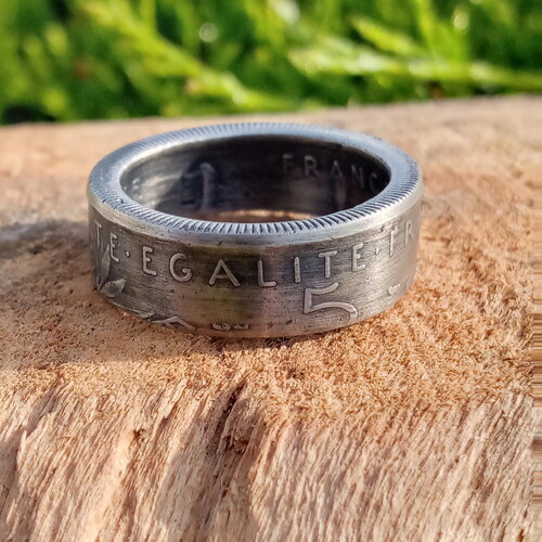 Bague 5 francs la semeuse