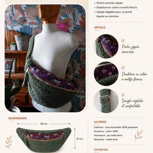 Sac banane femme