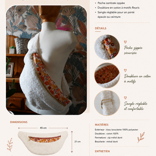 Sac banane femme