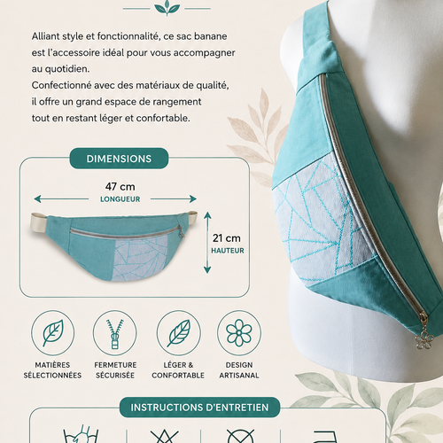 Sac banane femme