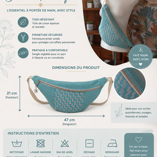 Sac banane femme
