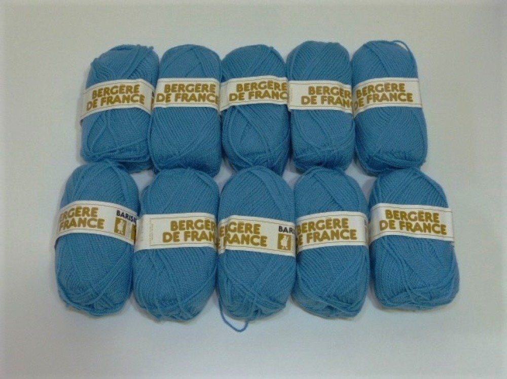 BARISIENNE 7 Flamant pelote de laine Fil rond et très doux fil à tricoter 100% acrylique BERGÈRE DE FRANCE 